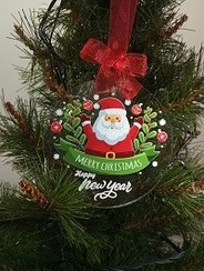 تصویر آویز درخت کریسمس 