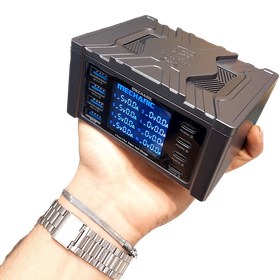 تصویر مولتی شارژر مکانیک مدل V-POWER 8 MAX با قابلیت شارژ وایرلس ۱۱۵ وات 