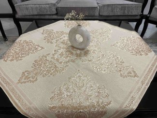 تصویر رومیزی مخمل طلاکوب طرح آسمان 