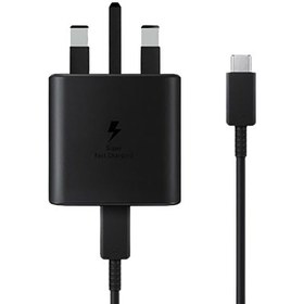 تصویر شارژر دیواری 45 وات مدل samsung EP-TA845 به همراه کابل تبدیل USB-C مشکی شارژر موبایل شارژر دیواری متفرقه شارژر دیواری 45 وات مدل samsung EP-TA845 به همراه کابل تبدیل USB-C مشکی