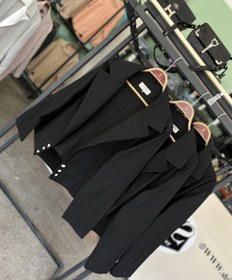 تصویر کراپ کت کتان 