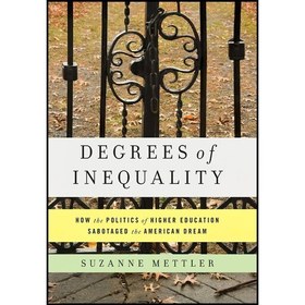 تصویر کتاب زبان اصلی Degrees of Inequality اثر Suzanne Mettler انتشارات Basic Books 