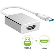 تصویر مبدل USB 3.0 به HDMI USB 3.0 To HDMI External Cable Adapter