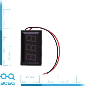 تصویر ولت متر پنلی 0 تا 100 ولت 0.56 اینچ قرمز 