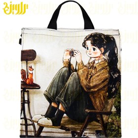 تصویر کیف دوشی طرح دختر کد KD49 