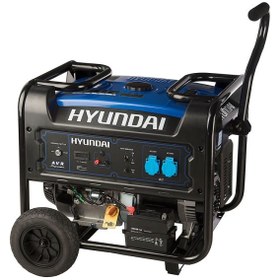 تصویر موتور برق بنزینی استارتی 6 کیلو وات هیوندای مدل HG8550-PG HYUNDAI HG8550-PG 6 Kw Gasoline Generator