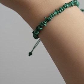 تصویر دستبند مالاکیت 