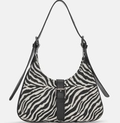 تصویر کیف دوشی زنانه طرح زبرا اورجینال پول اند بیر PULL & BEAR 