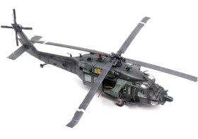 تصویر ماکت هلیکوپتر سیکورسکی MH-60 بلک هاوک نیروی هوایی امریکا | Panzerkampf 1:72 Sikorsky MH-60L Black Hawk US Army 