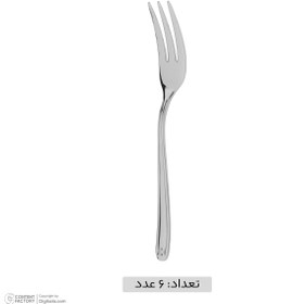 تصویر کارد و چنگال یونیک تمام استیل یونیک مدل UN-5730 unique all steel cutlery, model UN-5730