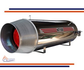 تصویر Dual-Fuel 100,000 kcal/h Jet Heater (Single Engine) | Equipped with Safety Sensor & Electronic Control Board 