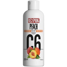 تصویر شامپو روزانه با رایحه هلو مخصوص گربه رد اسپرینگ (مدل C6) Redspring Special Shampoo(s6)