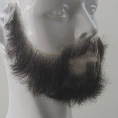 تصویر پروتز ریش مصنوعی با موی طبیعی کد (17004) ا Beard and mustache(code:17004) Beard and mustache(code:17004)