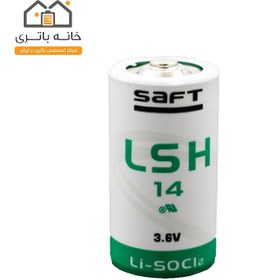 تصویر باطری لیتیوم سافت فرانسه SAFT LSH14 3.6V 5800MAHسایزمتوسط 