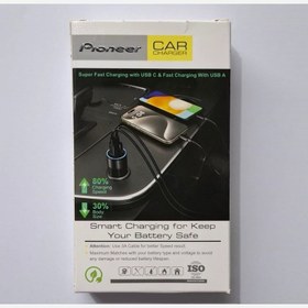 تصویر شارژر فندکی دو پورت 