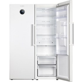 تصویر یخچال فریزر دوقلو 32 فوت زیرووات مدل ZRA15W Zerowatt ZRA15W twin fridge freezer