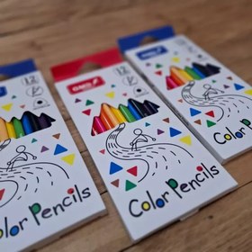 تصویر مداد رنگی ۱۲ تایی GMD 