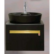 تصویر روشویی کابینتی آروین مشکی 