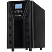 تصویر یو پی اس آنلاین 6KVA فاران مدل Titan plus باتری داخلی 