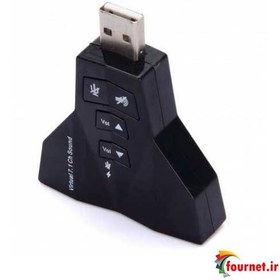 تصویر کارت صدا USB ولوم دار مدل XP-U41C 