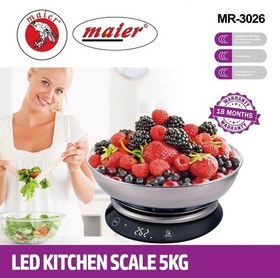 تصویر ترازو آشپزخانه مایر مدل Maier MR-3026 ا Maier Kitchen Scale MR-3026 Maier Kitchen Scale MR-3026