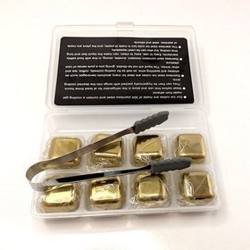 تصویر یخ مکعبی فلزی 