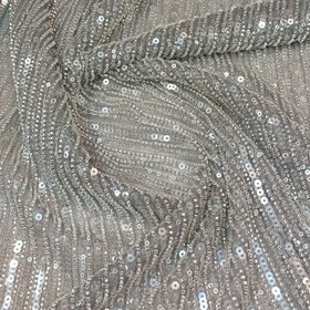 تصویر کریستال دوزی نقره ای 