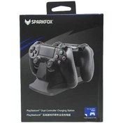 تصویر پایه شارژر دسته PS4 برند Sparkfox (کارکرده) 