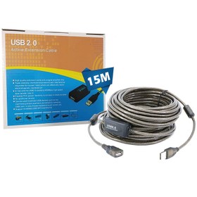 تصویر کابل افزایش طول USB 2.0 با طول ا USB2.0 Active Extension Cable 20m USB2.0 Active Extension Cable 20m