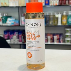 تصویر محلول پاک کننده آرایش صورت حاوی آنتی اکسیدان اسکین وان VITA-C MICELLAR WATER SKIN ONE