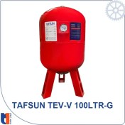 تصویر منبع تحت فشار 100 لیتری درجه دار تفسان مدل TAFSUN TEV-V 100LTR-G 