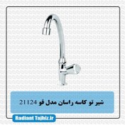 تصویر شیر آشپزخانه قو دیواری کلاسیک راسان Rassan Swan Kitchen