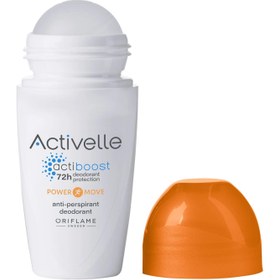 تصویر دئودورانت ضدتعریق ۷۲ ساعته اکتی بوست مدل پاورموو ۴۶۳۸۱ Acti boost 72h deodorant protection power move