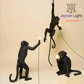 تصویر چراغ تزئینی مدل میمون Monkey model decorative lamp