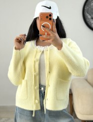 تصویر کاردیگن زنانه فانتزی موهر وارداتی 