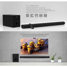 تصویر ساندبار ریمکس مدل RTS-10 با توان خروجی 130 وات Remax RTS-10 Bluetooth Soundbar