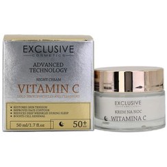 تصویر کرم شب ویتامین C با عصاره طلا اکسکلوسیو EXCLUSIVE NIGHT CREAM VITAMIN C