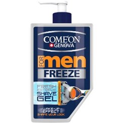تصویر ژل اصلاح مردانه فریز کامان حجم 260 میل اورجینال Freeze Shave Gel For Men Comeon 260 ML