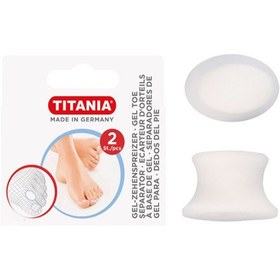 تصویر پد ژله ای جدا کننده انگشت شست پا (هالوکس والگوس) تایتانیا TITANIA Gel Toe Separator Comfortable Wear And Perfect Protection 2 Pieces 5231