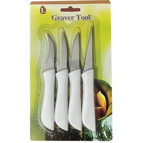 تصویر ست چاقو میوه آرایی 