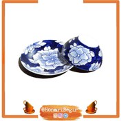 تصویر ست کاسه و بشقاب سرامیکی آلاله Ceramic Bowl and Plate Set “Alaleh”