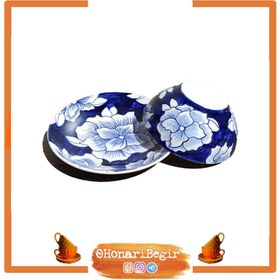 تصویر ست کاسه و بشقاب سرامیکی آلاله Ceramic Bowl and Plate Set “Alaleh”