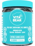 تصویر پاستیل تقویت‌کننده مو Vita Bear Strong با بیوتین و ویتامین‌های ضروری (اورجینال + هدیه) 