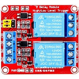 تصویر ماژول رله مدل 2R-12V 
