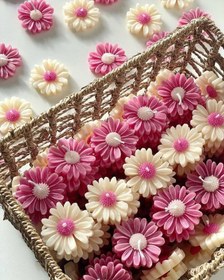 تصویر شمع گل بابونه 