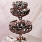 تصویر سرویس پذیرایی مسی رزگل الماس تراش 