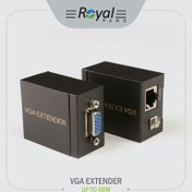 تصویر اکستندر VGA EXTENDER تحت شبکه رویال UP TO 60M 