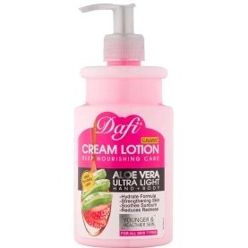 تصویر کرم لوسیون بدن دافی مدل توت فرنگی و آلوئه ورا حجم 470 میلی لیتر Dafi Skin Lotion Aloevera 470ml