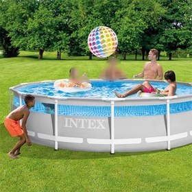 تصویر استخر پیش ساخته پنجره دار اینتکس intex 26722 intex 26722