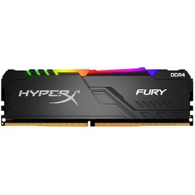 تصویر رم کینگستون مدل HyperX FURY RGB 8GB 3200MHz CL16 DDR4 Kingston HyperX FURY RGB 8GB 3200MHz CL16 DDR4 Gaming RAM